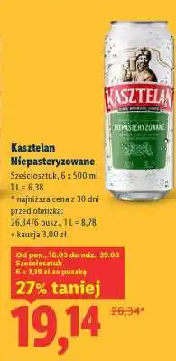 Lidl Kasztelan Niepasteryzowane oferta