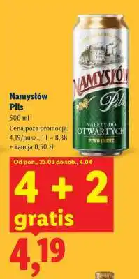 Lidl Namysłów Pils oferta