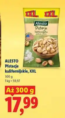 Lidl ALESTO Pistacje kalifornijskie, XXL oferta
