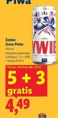 Lidl Żywiec Jasne Pełne oferta