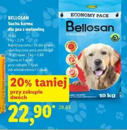 Lidl BELLOSAN Sucha karma dla psa z wołowiną oferta