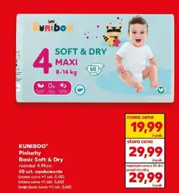 Kaufland KUNIBOO Pieluchy Basic Soft & Dry oferta