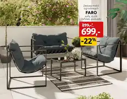Black Red White Zestaw mebli ogrodowych FARO oferta