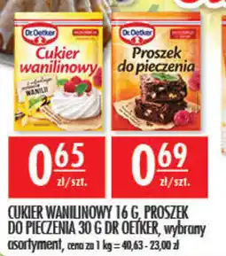 Sklepy Doroty Cukier wanilinowy / Proszek do pieczenia Dr Oetker oferta