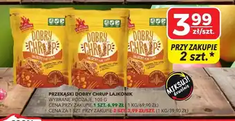 Przekąski dobry chrup łajkonik wybrane rodzaje