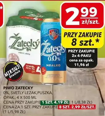 Piwo 0% Světlý ležák, puszka, opak