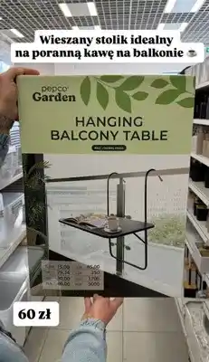 Pepco Stolik wiszący balkonowy oferta