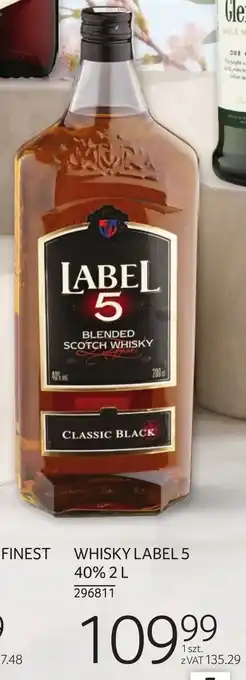 Selgros Whisky Label 5 oferta