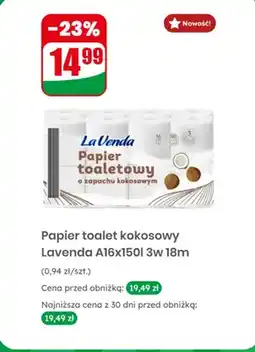 Dino Papier toaletowy zapach kokosowy 16 rolek oferta