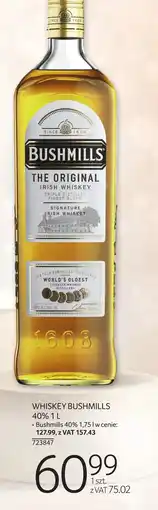 Selgros Whiskey Bushmills oferta