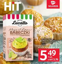 Selgros Ciasto w proszku Lucatto oferta