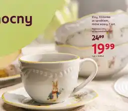 Rossmann Filiżanka ze spodkiem różne wzory oferta