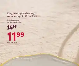Rossmann Talerz porcelanowy, różne wzory, śr. 19 cm oferta