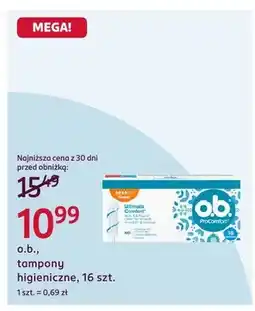 Rossmann Tampony higieniczne oferta