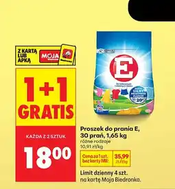 Biedronka Proszek do prania oferta