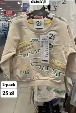 Pepco Bluza dziecięce z motywem krokodyla 2-pak oferta