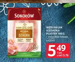 Selgros Szynka Sokołów oferta