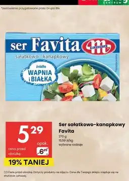 Delikatesy Centrum Ser sałatkowo-kanapkowy wybrane rodzaje oferta