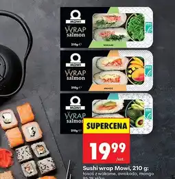 Biedronka Sushi wrap łosoś z wakame oferta