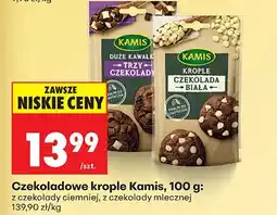 Biedronka Krople z ciemnej czekolady oferta