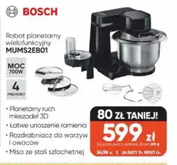 Max Elektro Robot planetarny Bosch MUMS2EB01 oferta