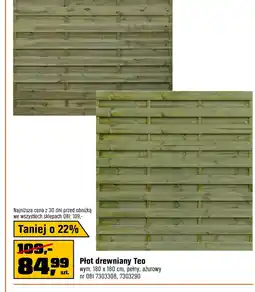 OBI Płot Teo oferta