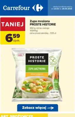 Carrefour Zupa mrożona jarzynowa oferta