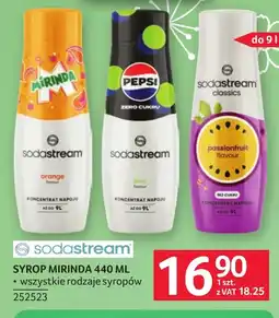 Selgros Syrop Sodastream oferta