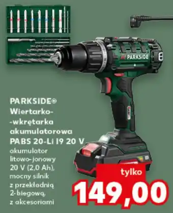 Kaufland Akumulatorowa wiertarko-wkrętarka Parkside oferta