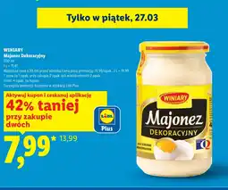 Lidl Majonez Winiary oferta