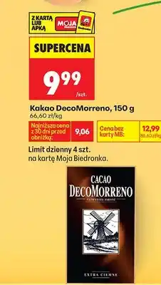 Biedronka Kakao ciemne oferta