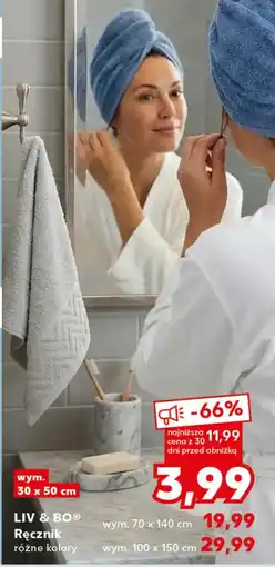 Kaufland Ręcznik Liv & BO oferta