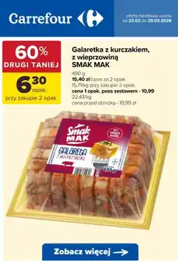 Carrefour Galaretka z kurczakiem oferta