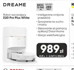 Max Elektro DREAME Robot sprzątający D20 Pro Plus oferta