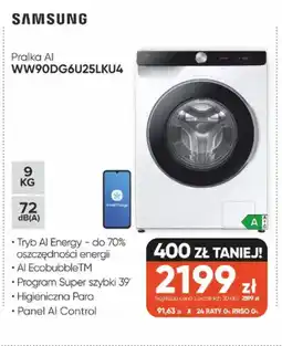 Max Elektro Samsung Pralka AI WW90DG6U25LKU4 oferta