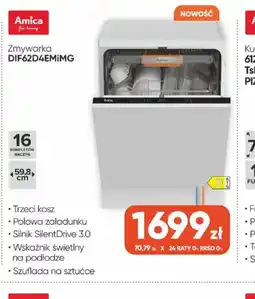 Max Elektro Amica Zmywarka DIF62D4EMIMG oferta