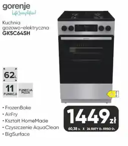 Max Elektro Gorenje Kuchnia gazowo-elektryczna GK5C64SH oferta