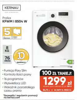 Max Elektro Pralka Kernau KFWMI 8504 W oferta