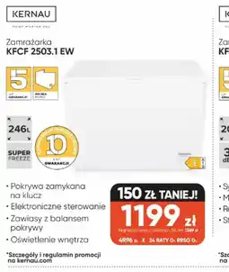 Max Elektro Zamrażarka Kernau KFCF 2503.1 EW oferta