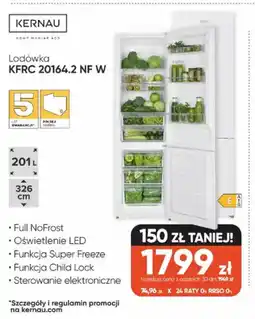 Max Elektro Kernau Lodówka KFRC 20164.2 NF W oferta