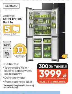 Max Elektro Kernau Lodówka KFRM 1981 BG oferta