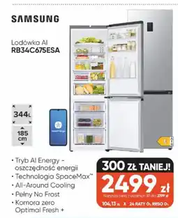 Max Elektro Samsung Lodówka AI RB34C675ESA oferta