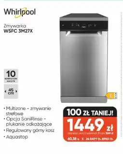 Max Elektro Zmywarka Whirlpool WSFC 3M27X oferta