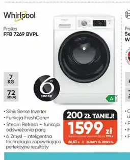 Max Elektro Whirlpool Pralka FFB 7269 BVPL oferta