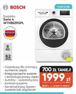Max Elektro Suszarka Bosch Serie 4 WTH8529GPL oferta