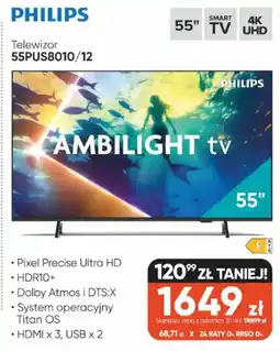 Max Elektro Philips Telewizor 55PUS8010/12 oferta