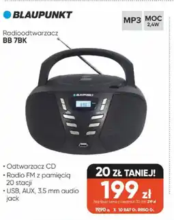 Max Elektro Blaupunkt Radioodtwarzacz BB 7BK oferta