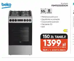 Max Elektro Beko Kuchnia FSMT52320DXON oferta