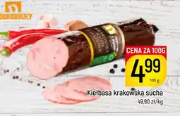Delikatesy Piotruś Pan Kiełbasa krakowska sucha oferta