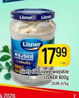 Delikatesy Piotruś Pan Lisner Filety śledziowe wiejskie oferta